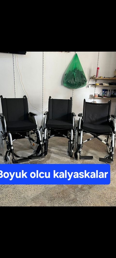 Məhsul: Geniş ölçülü əlil arabası (kalyaska) - Oturacaq eni: təxminən — Bakı