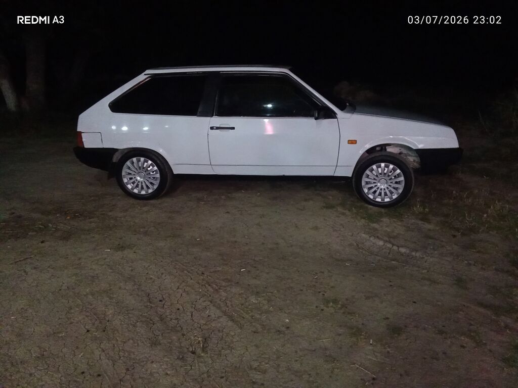 Model: Lada Samara (VAZ 2108) 3 qapı, ağ rəng Kuzov: Hetçbek Ön 19-BB-263 — Avtomobillər, Bakı (3)