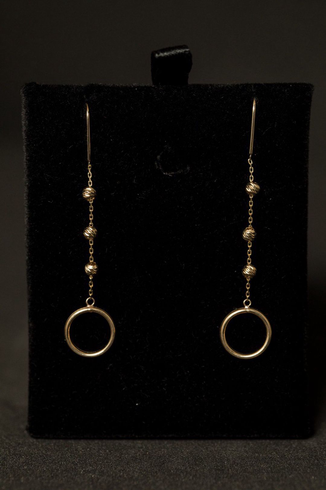 Sırğalar qadınlar üçün Habibi Jewellery HJ420, qızıl 585 əyar — Mallar, Bakı (2)