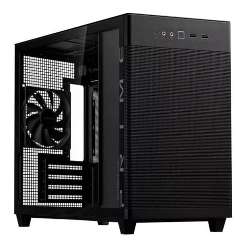 ASUS Prime AP201 Tempered Glass MicroATX Case — HyperTitan — Кейсы и корпусы
