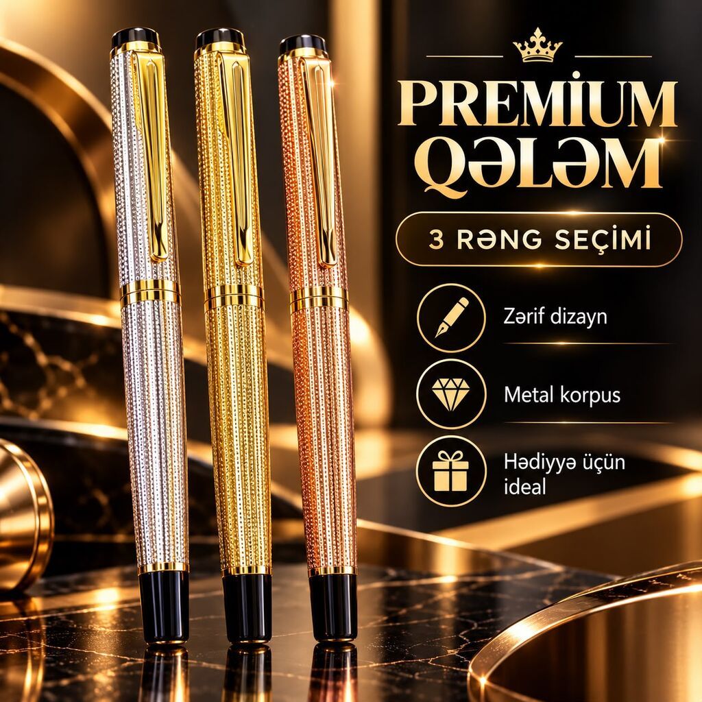 Premıum Qələm – zəriflik və rahat .Məllimələr gununə ozəl hədiyyə — Ofis malları, Bakı (4)