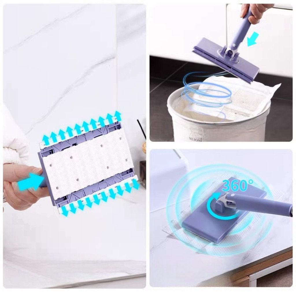 Platformalı lif süpürgə, metal/plastik, bənövşəyi, 91 sm — Mallar, Bakı