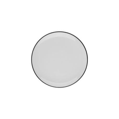 Boşqab ID-Fine Modest Black Lona, farfor, ağ/qara, 19 sm — Bakı