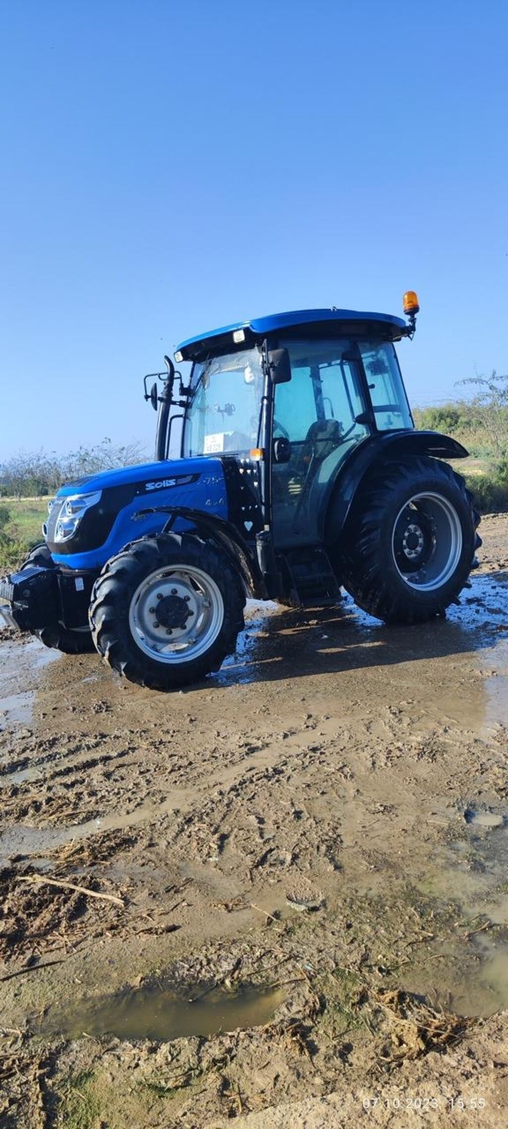 Solis 75 4x4 traktor - Güc: təxminən 75 a.g., 4x4 tam ötürücü 30-AB-229 — Traktorlar, İmişli (4)