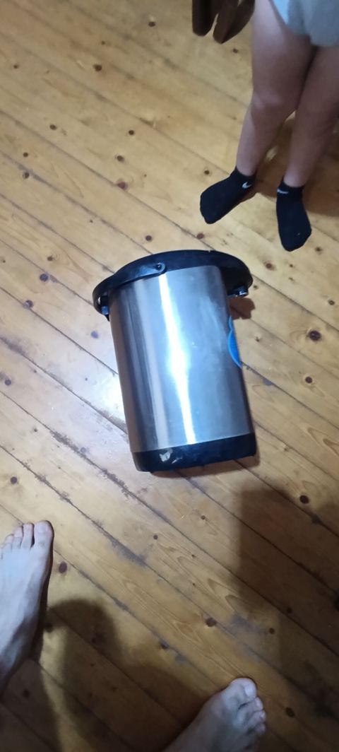 Eurolux termo-pot, 6.8 litr, 800W. - Paslanmayan poladdan korpus — Masazır