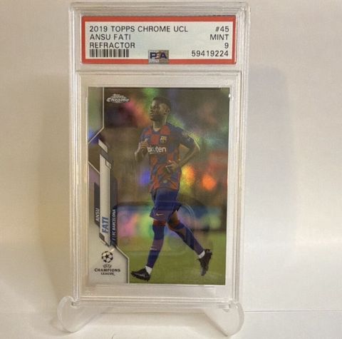 Məhsul: 2019 Topps Chrome UCL Ansu Fati Refractor futbol kartı — Digah