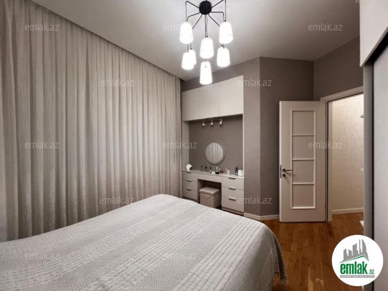 Satılır 2 otaqlı 85 m² yeni tikili Elmlər Akademiyası m — Mənzil (5)