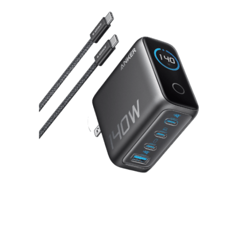 Travel Adapter Anker 4 Ports/ Cable Usb-c 140W B2697GZ1 Dark Gray — Bakı