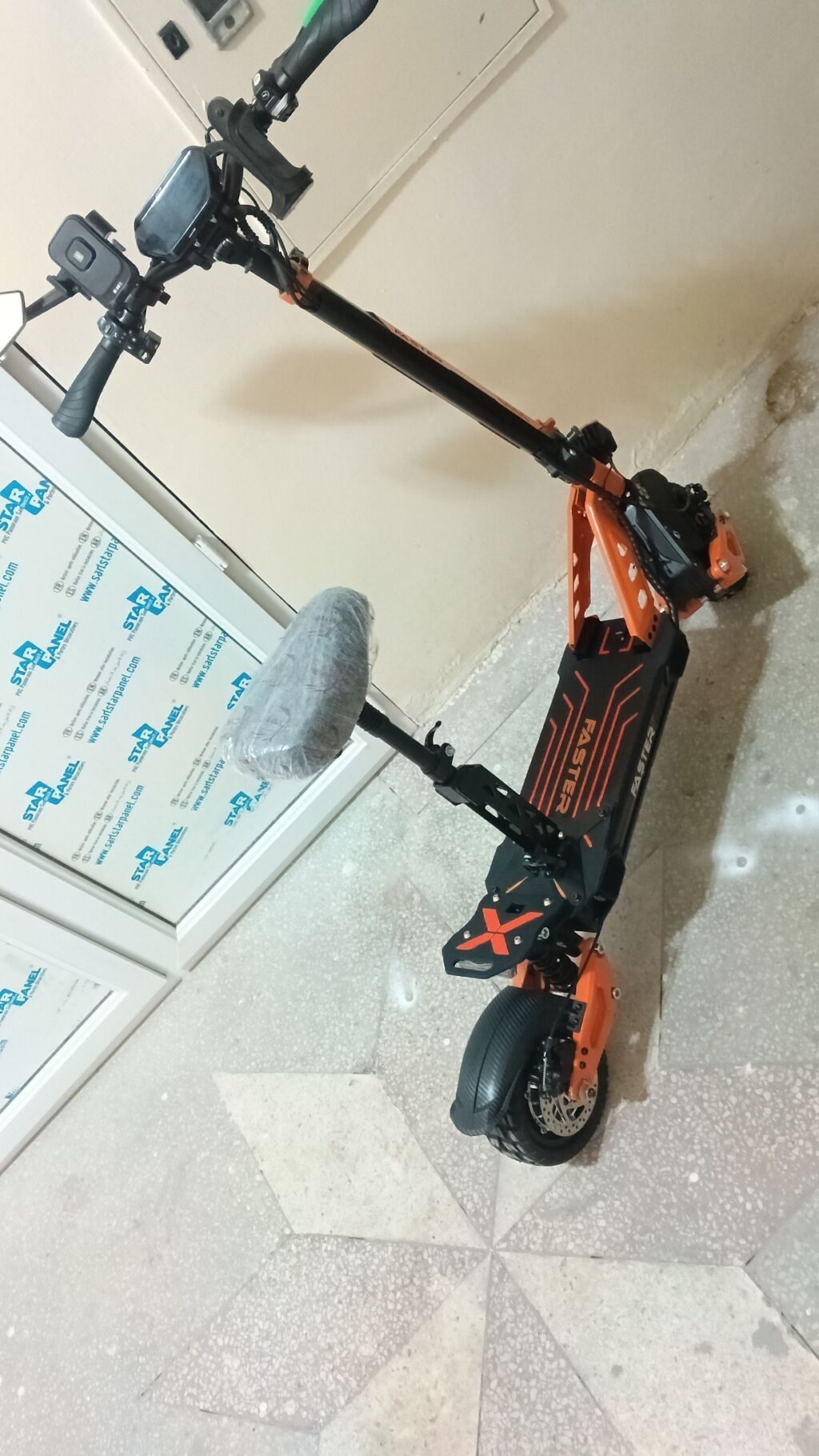 Elektrik skuter – Faster (oturacaqlı) Xüsusiyyətlər: - Güclü, yekə — Skuterlər, Masazır (5)