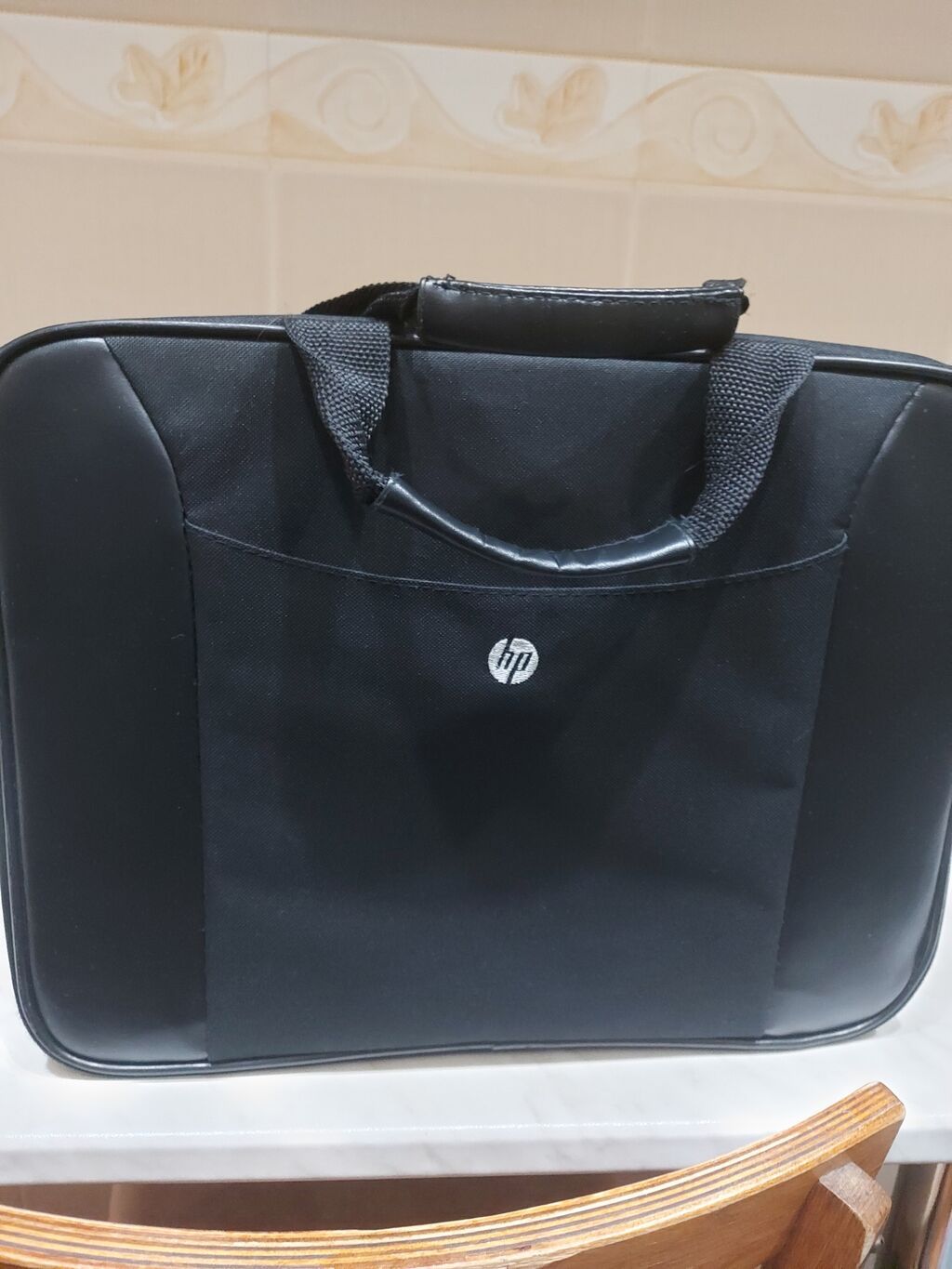 HP noutbuk çantası, istifadə olunmayıb - Rəng: qara - Material: suya — Noutbuk aksesuarları, Bakı (5)