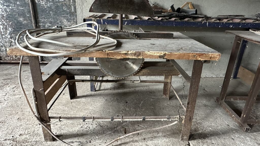 Taxta emalı üçün stasionar dəzgahlar paketi 1) Diskli mişar stolu — Stanoklar, Masallı