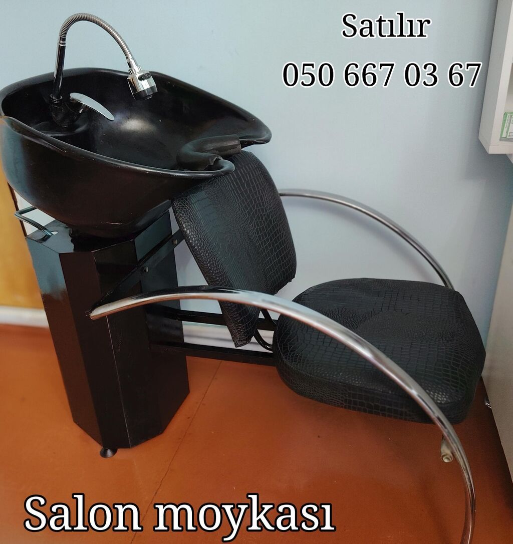 Salon moykası - Bərbər və gözəllik salonları üçün saç yuma bölməsi — Kreslo, Sumqayıt