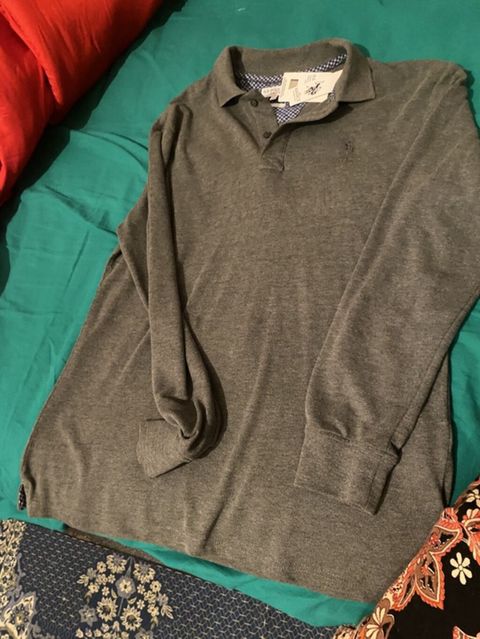 U.S. Polo Assn. kişi polo köynəyi - Model: Uspa uzunqollu polo — Bakı
