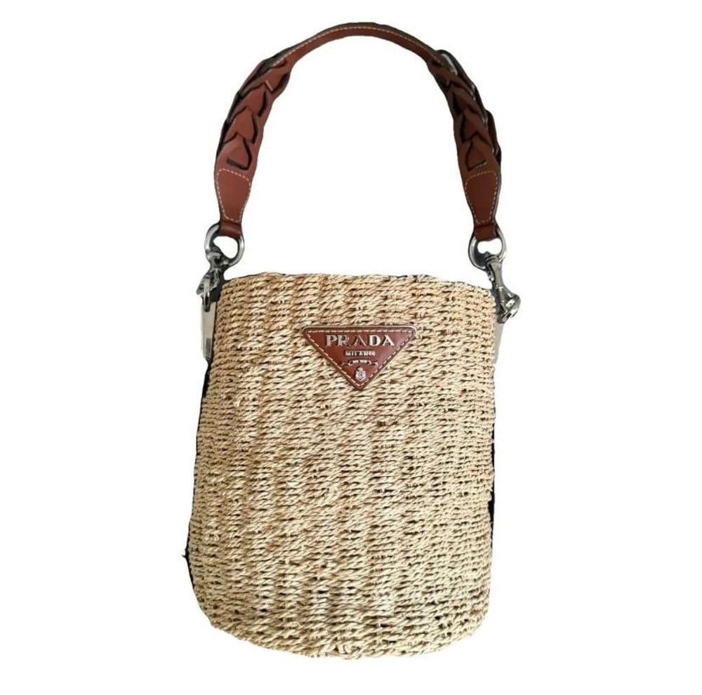 Qadın çiyin çantası, eko dəri və həsir - J0112633 — Mallar, Bakı