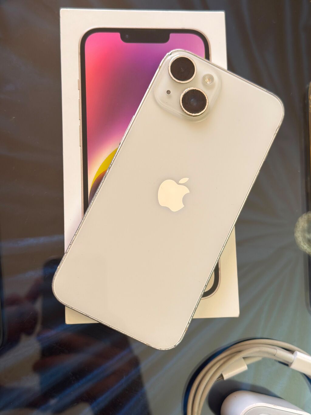 IPhone 14, 128 GB, Starlight — Apple iPhone, Sumqayıt (2)