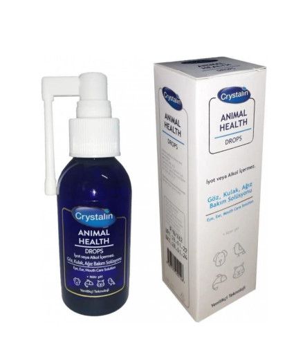 Losyon Crystalin ev heyvanlarının gözlərinə, qulaqlarına və ağız boşluğuna qulluq üçün, 100 ml — Bakı