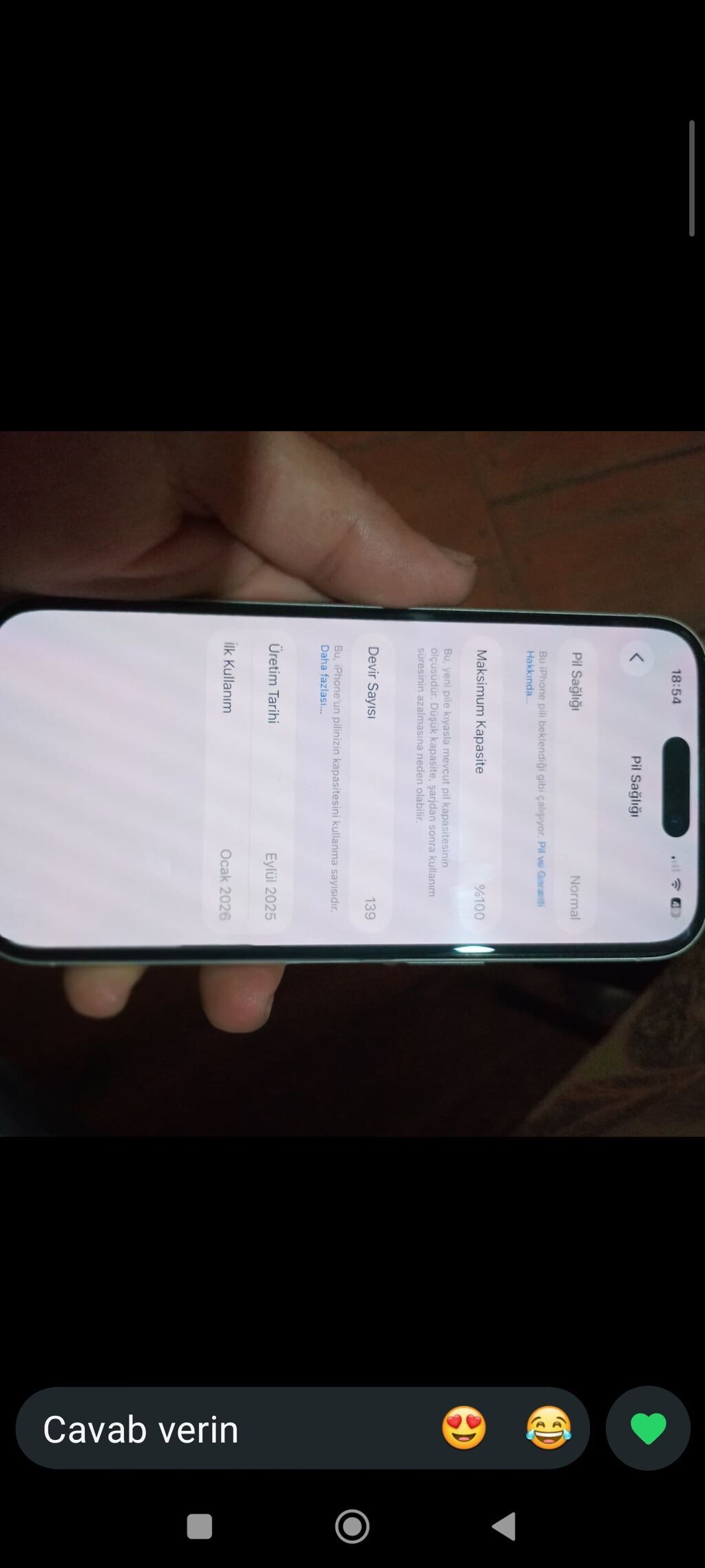 IPhone 15, 128 GB, Ağ, Face ID — Apple iPhone, Masallı (2)