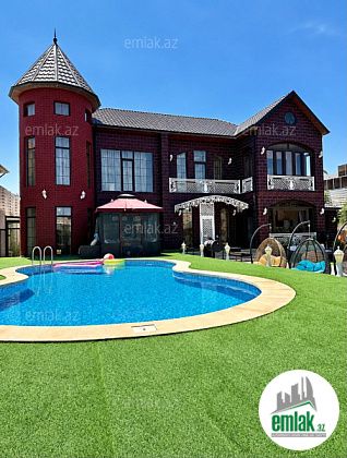 Satılır 6 otaqlı 450 m² villa Mərdəkan — Ev, villa (2)