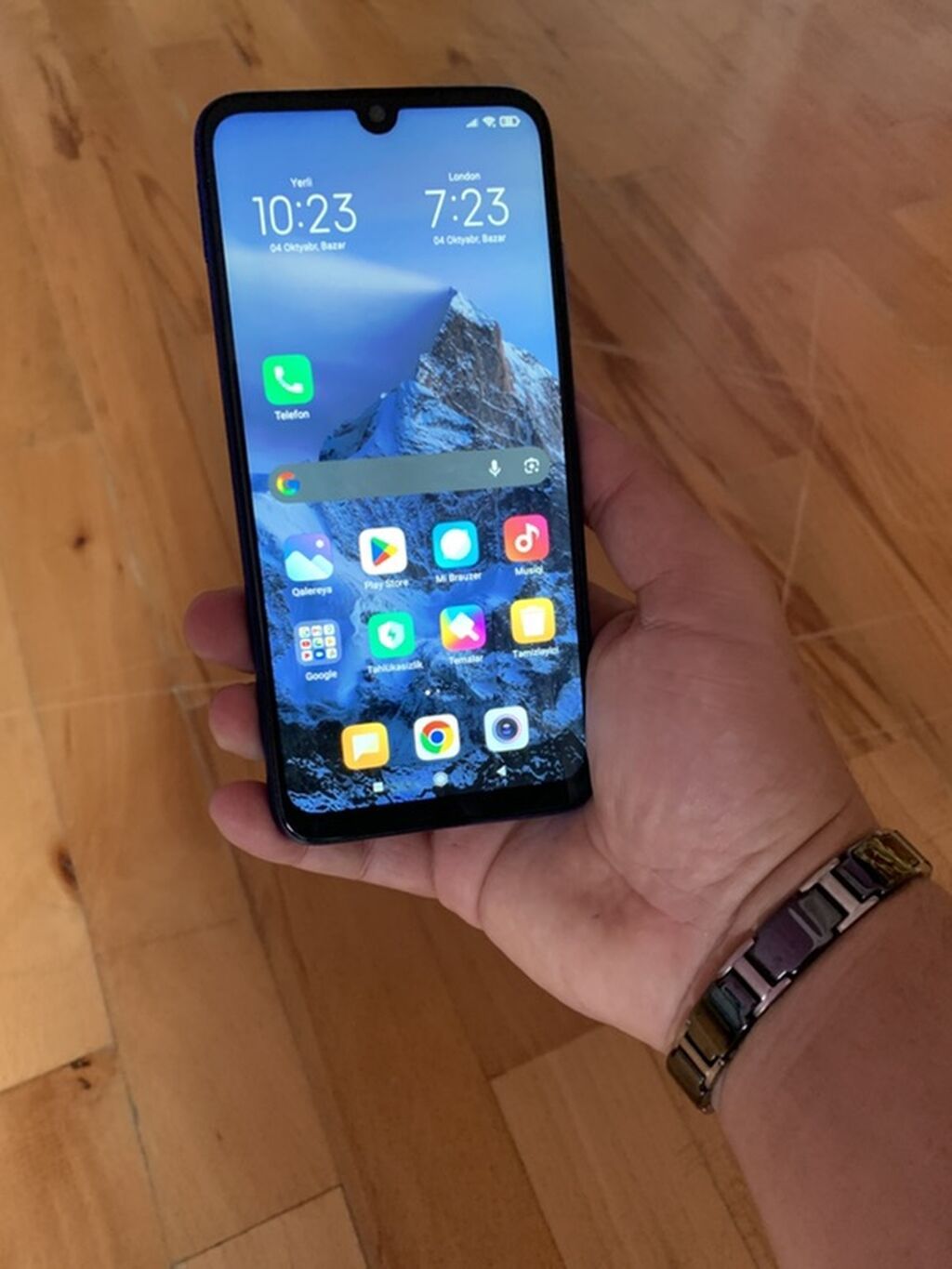 Xiaomi 64 GB, rəng - Mavi, Barmaq izi — Xiaomi, Bakı (2)