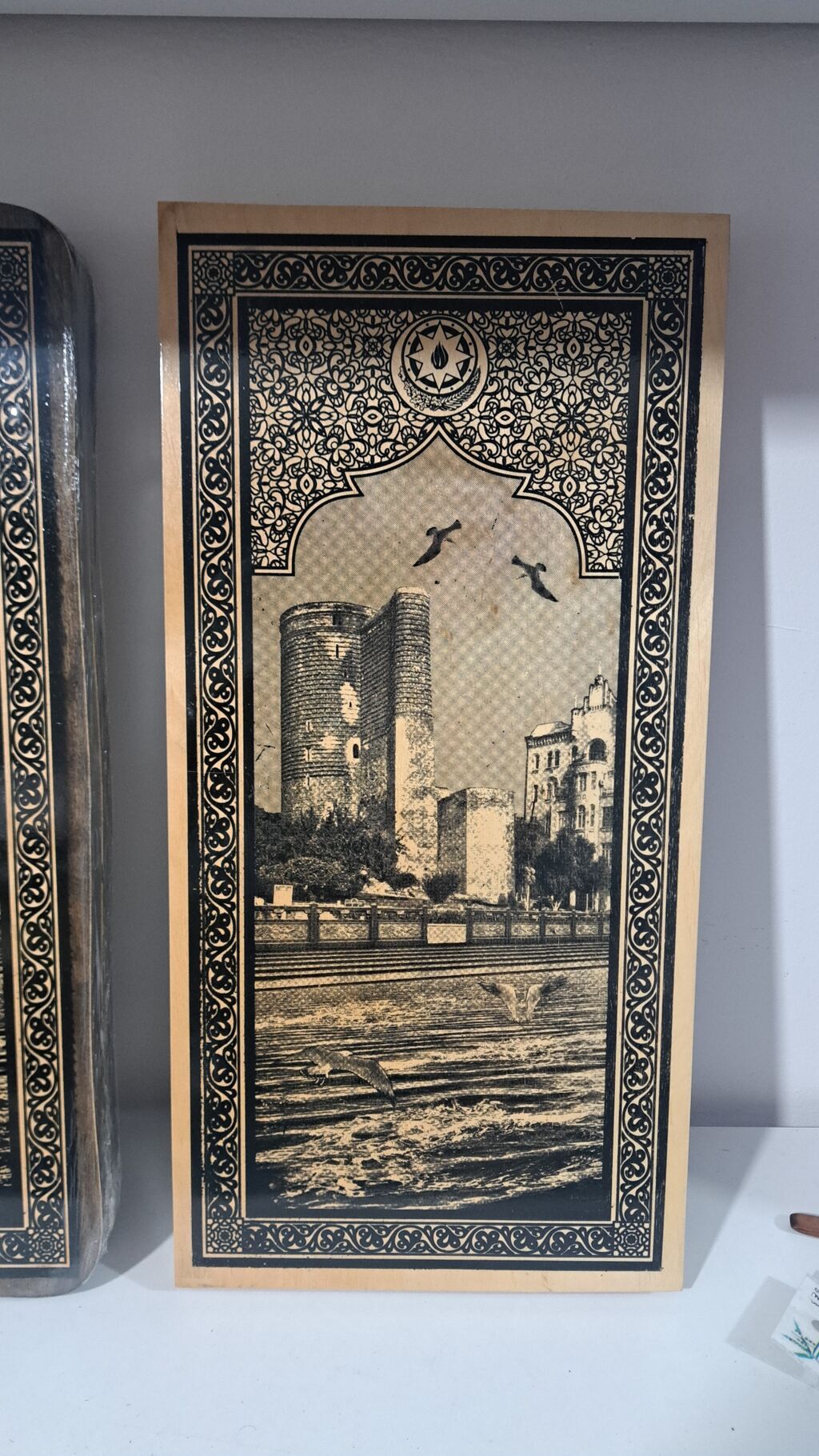 Ağacdan hazırlanmış bakqamon (nard) dəsti - Material: təbii ağac — Şax, şəkəh, nard, Bakı (3)