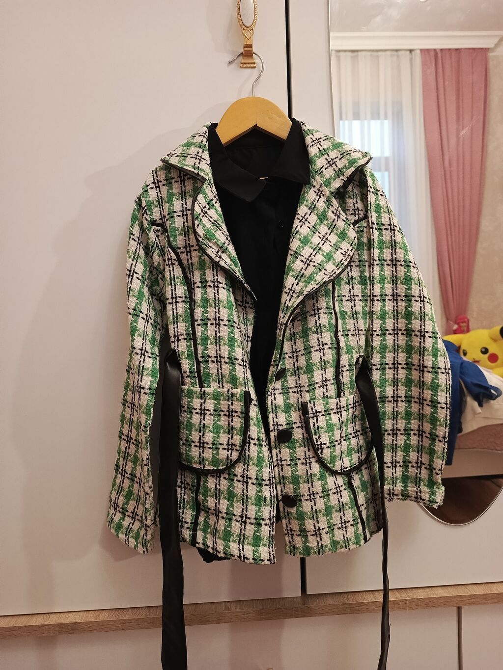 Dəst geyim qız üçün 3lü. Yupqa + pencək+ qara uzunqol köynək 2 dəfə — Uşaq geyimi, Xırdalan (8)