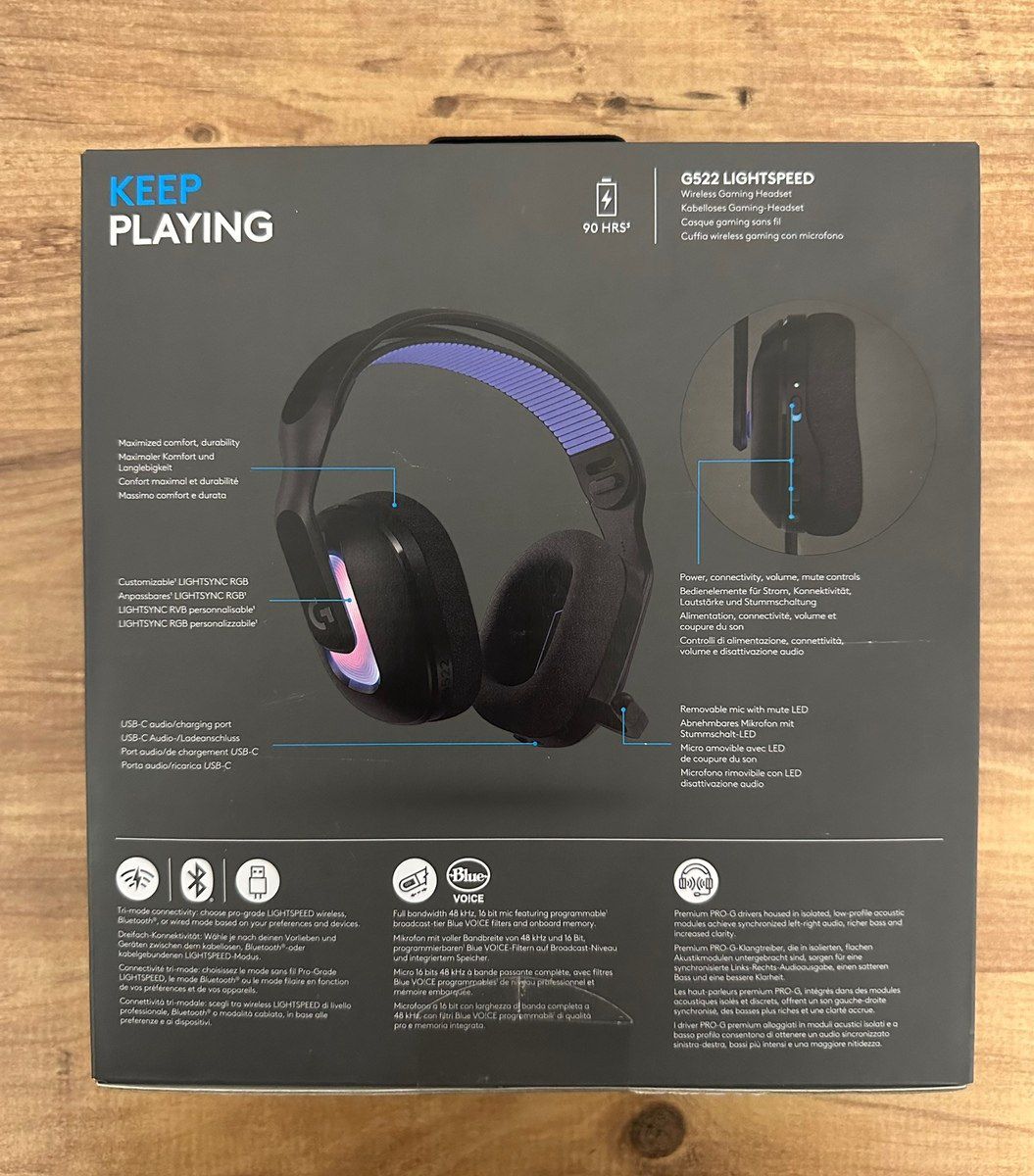Logitech G522 Wireless Headset qulaqcığı — Səs texnikası, Bakı (2)
