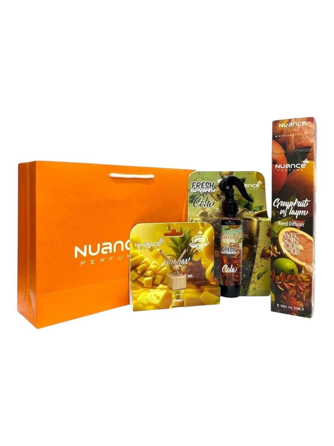 Ətirlər dəsti Tam hədiyyə dəsti 3-lü - Qreypfrut-Kola-Ananas-2273 — Mallar, Bakı (2)