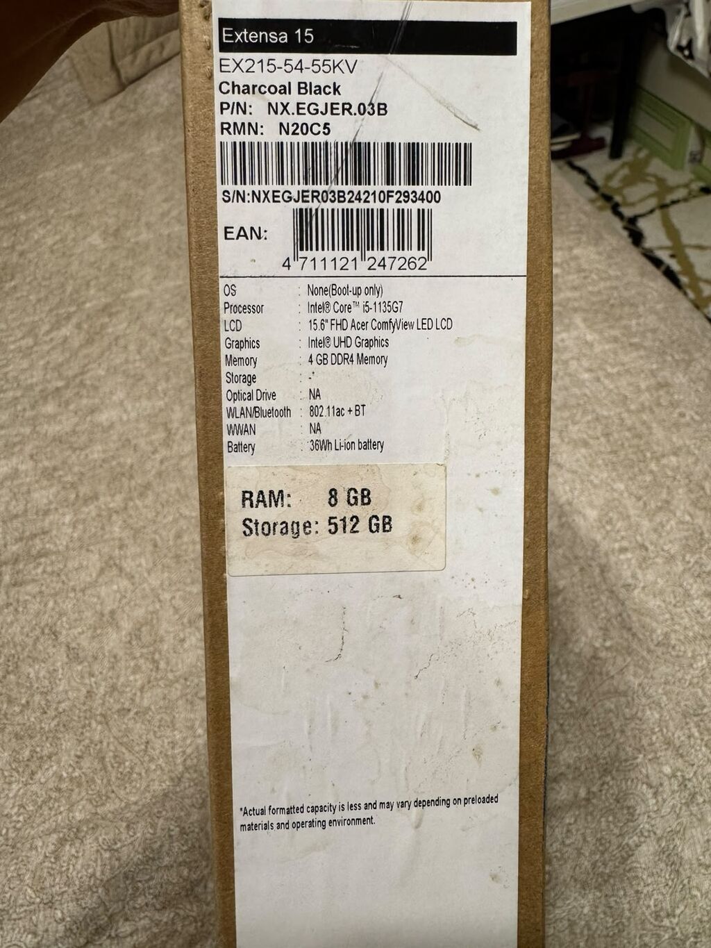Acer Extensa 15 noutbuk - Model: Acer Extensa 15 (EX215-54-56KV) — Acer, Digah (5)