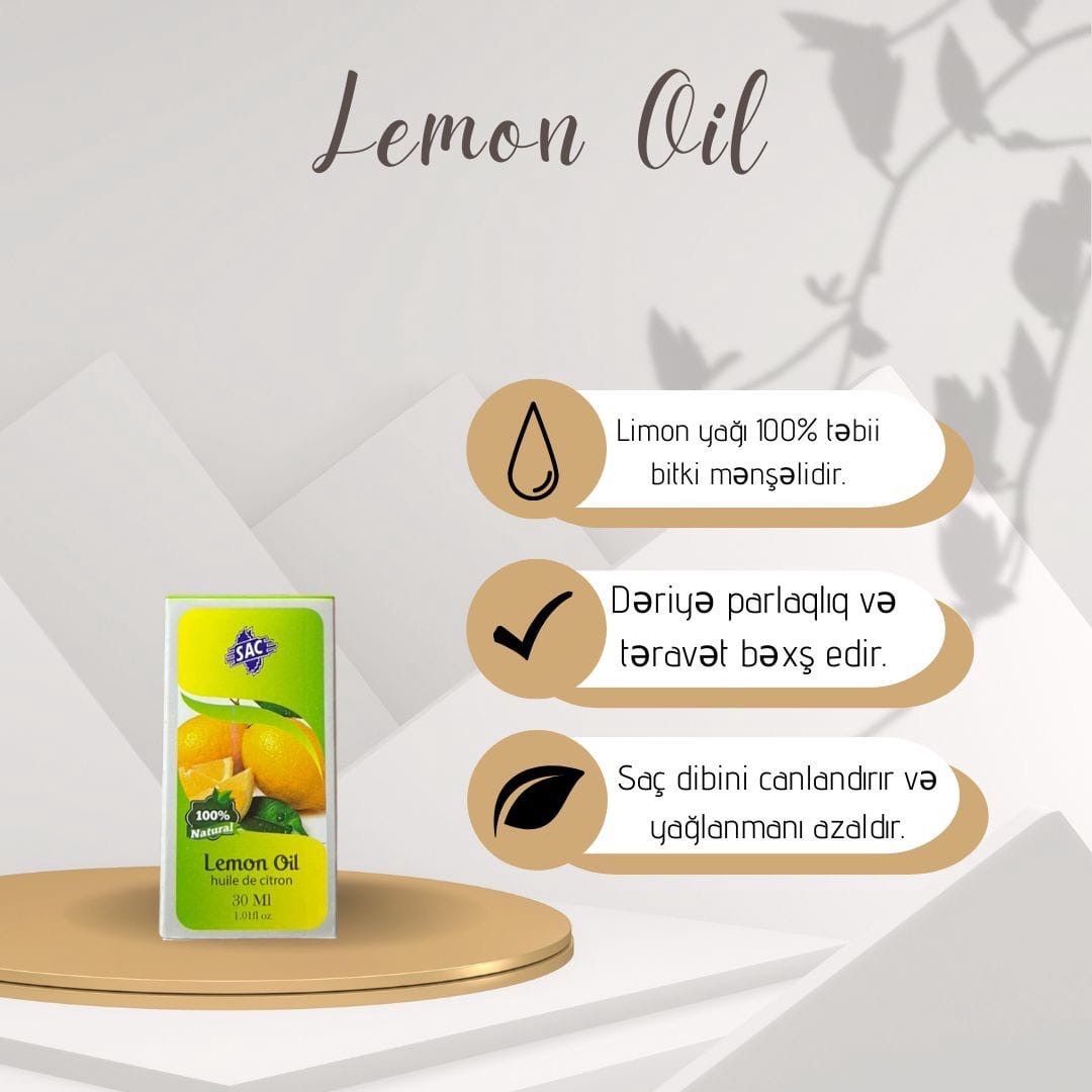 Limon yağ Sac 30 ml — Mallar, Bakı (2)