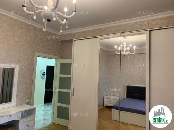 İcarəyə verilir 2 otaqlı 70 m² yeni tikili Səməd Vurğun parkı — Mənzil (11)