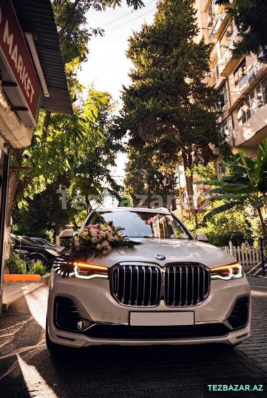 bəy gəlin maşını bmw x7 — Mallar, Bakı (7)