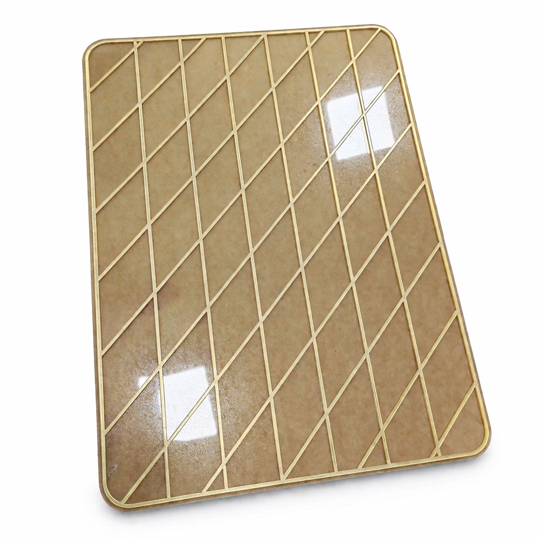 Paxlava üçün trafaret 757/RAX008, paslanmayan polad, qızılı, 30x20 sm — Mallar, Bakı