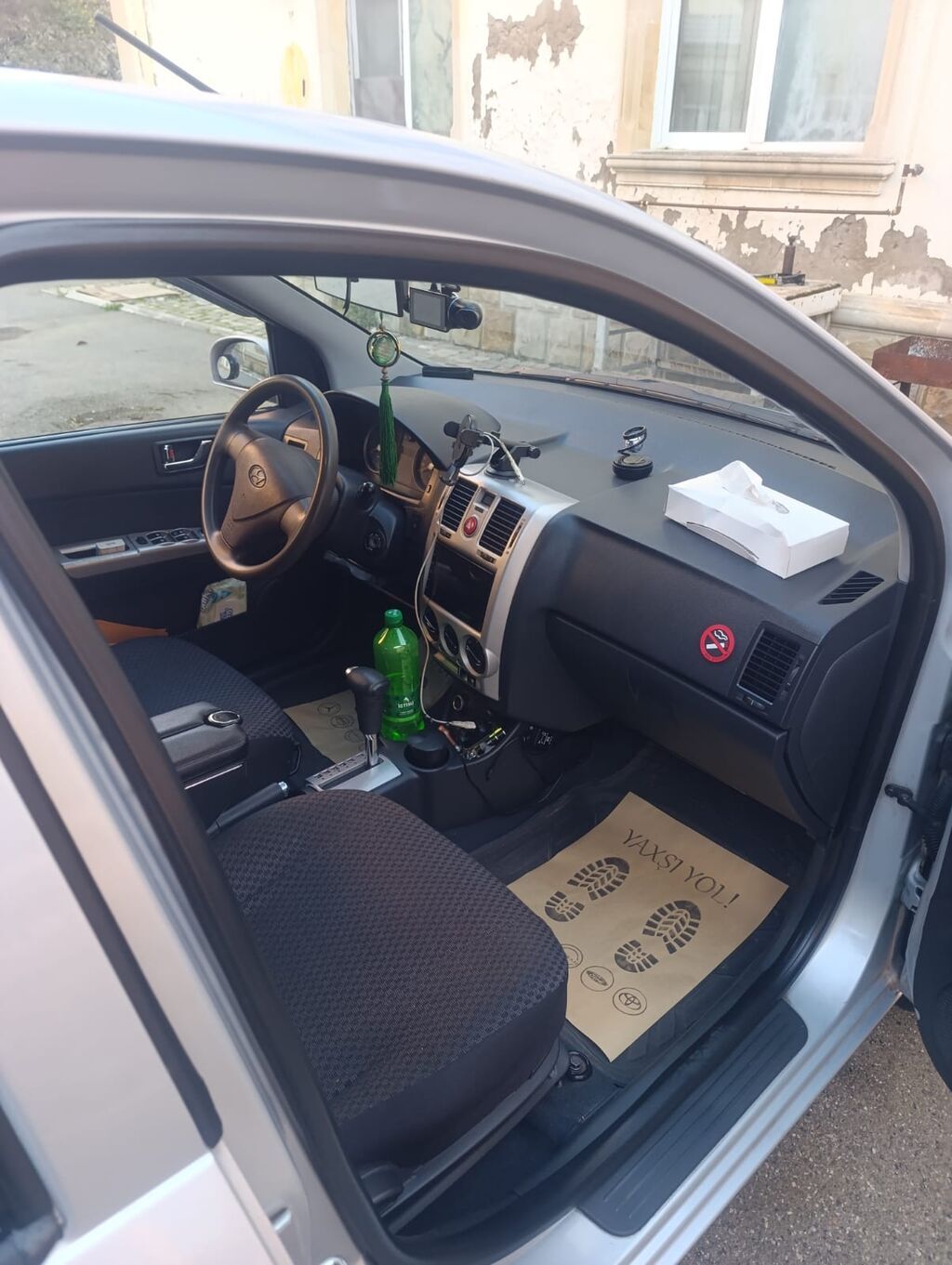 Hyundai Getz, gümüşü rəng, hetçbek gövdə. Texniki və dizayn — Avtomobillər, Bakı (2)
