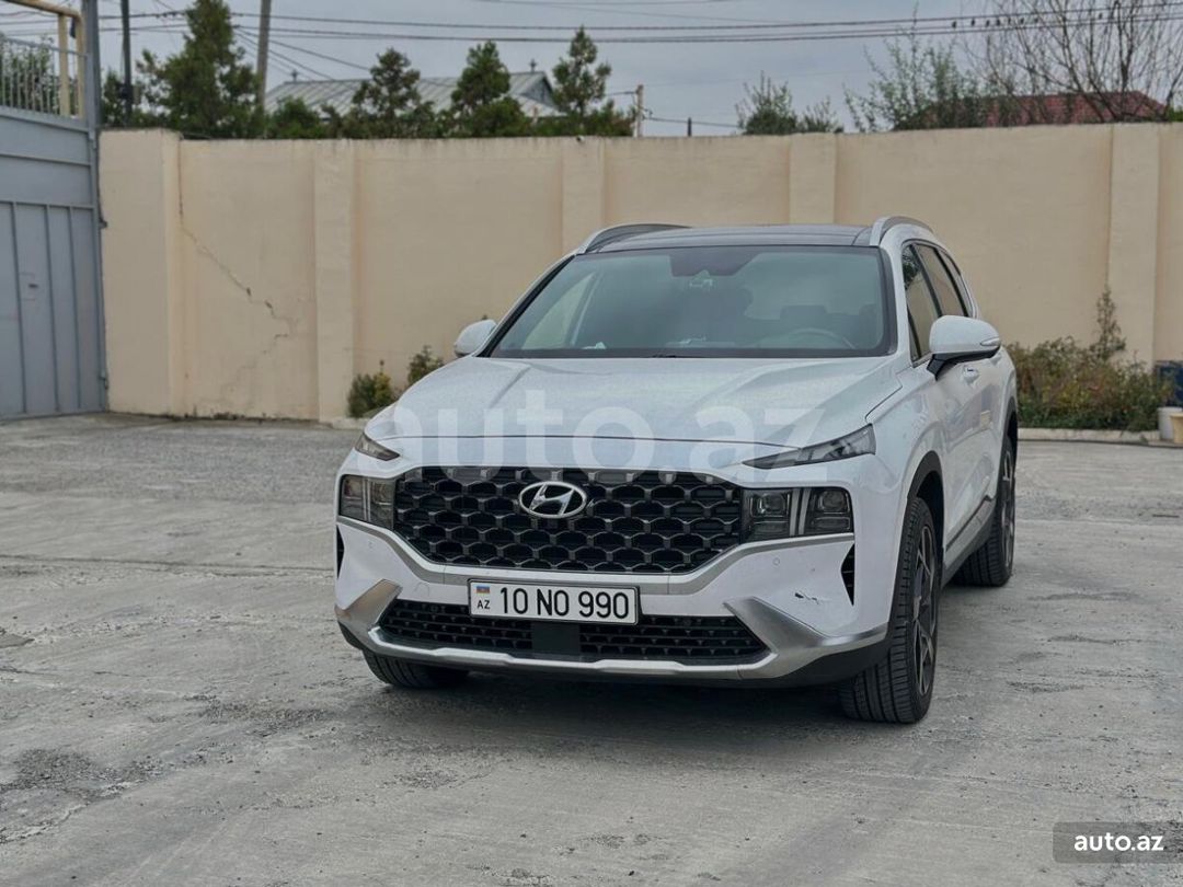Hyundai Santa Fe, 2021 10-NO-990 — Avtomobillər, Bakı (2)