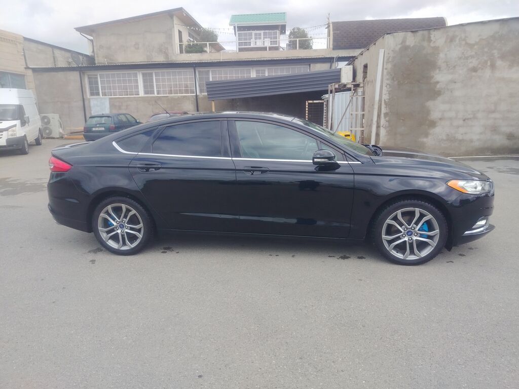 Ford Fusion (Mondeo) sedan - Kuzov: qara rəng, aerodinamik xəttlər 88-BN-513 — Avtomobillər, Digah (2)