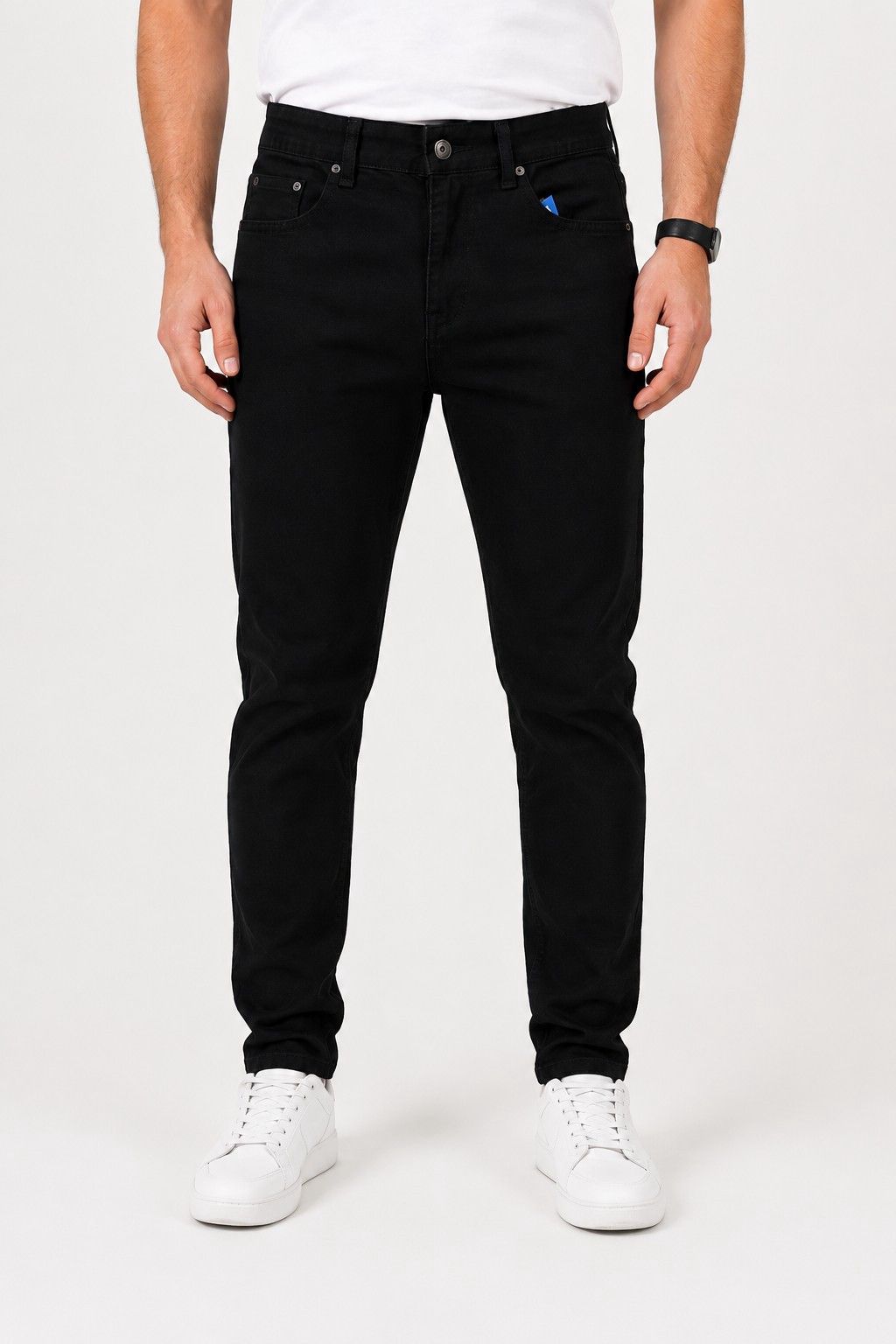 Düz cins 2568215, qara, denim, ölçü 33 — Mallar, Bakı (2)
