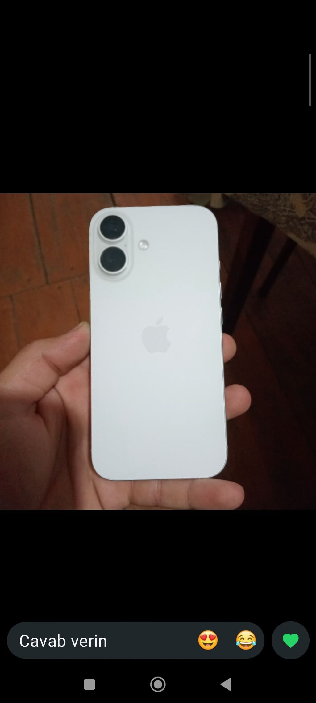 IPhone 15, 128 GB, Ağ, Face ID — Apple iPhone, Masallı (4)