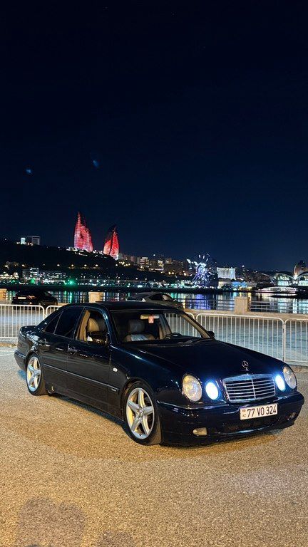 Mercedes E 200, 2.0 L, 1998 il, 380 000 km 77-VO-324 — Avtomobillər, Bakı
