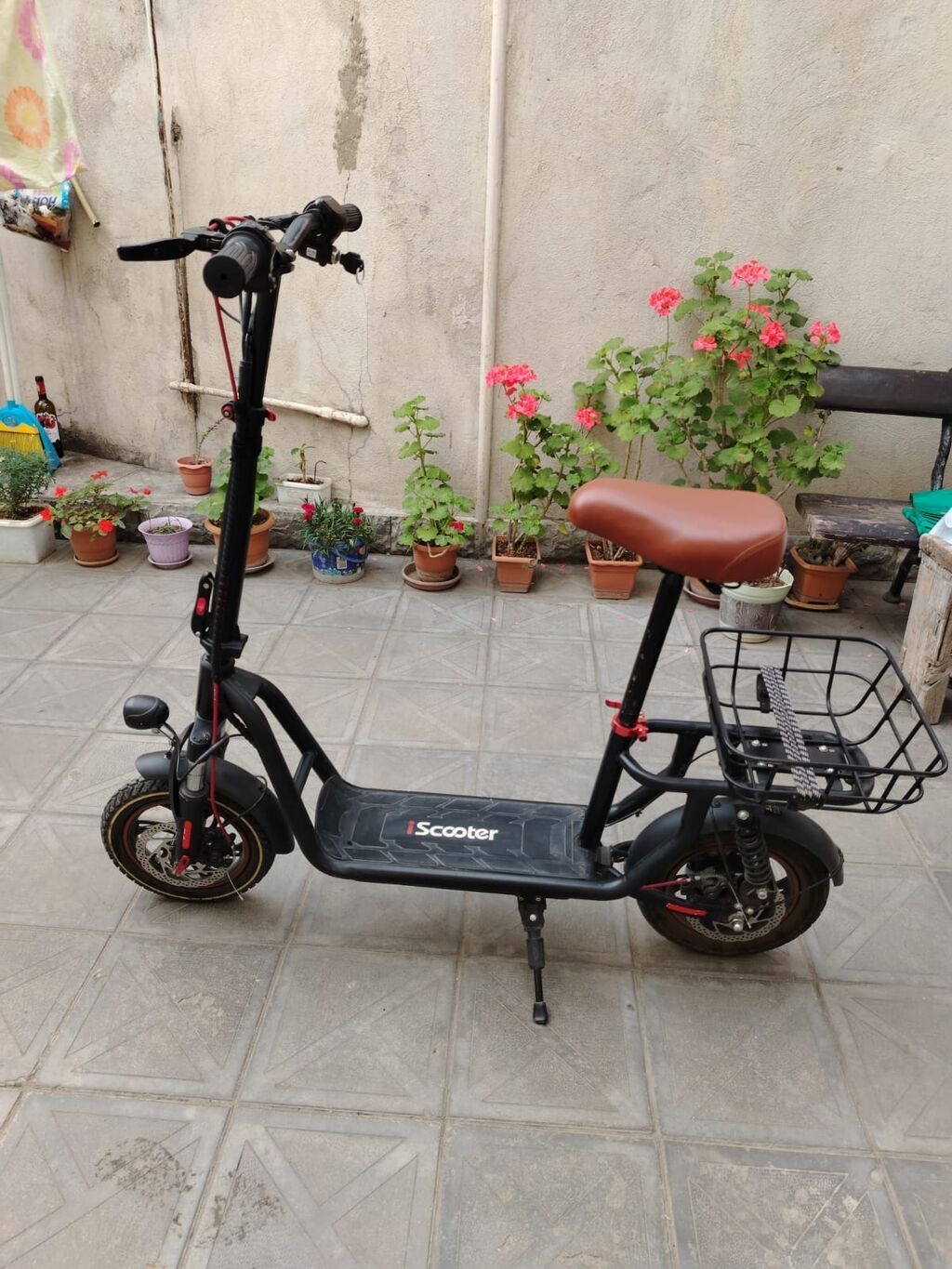 IScooter elektrik skuter - Brend/model: iScooter - Rəng: qara — Mopedlər və skuterlər, Bakı (2)