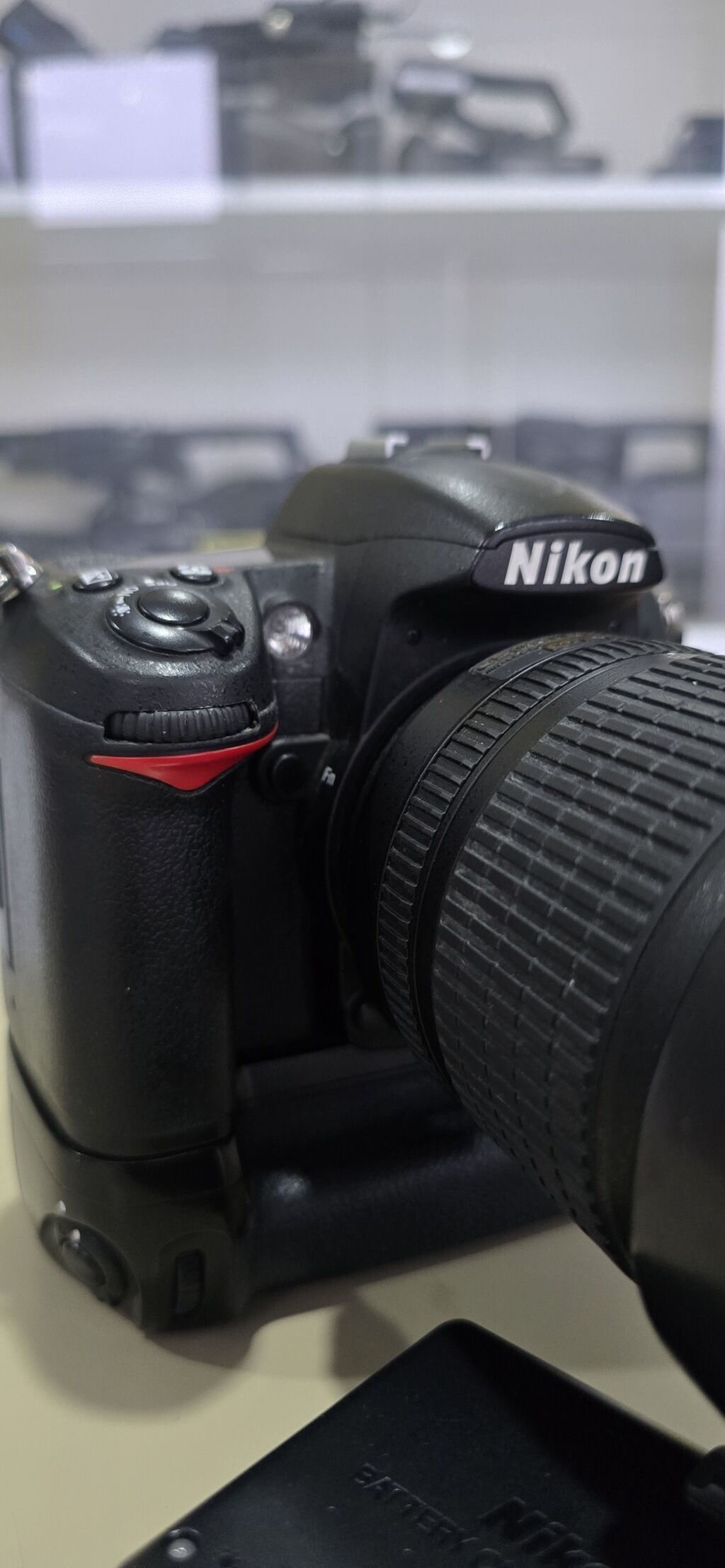 Nikon D7000/18-105 abiyektiflə + Qrip adaptr,batareka remen — Fotoaparat, Şəki (5)