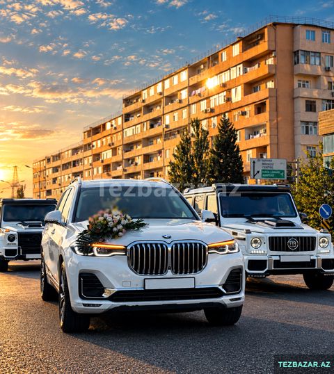 bəy gəlin maşını bmw x7 — Bakı