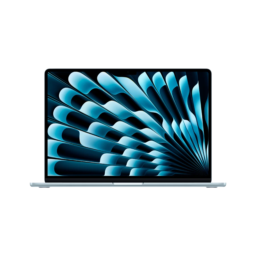 MacBook Air 15.3-inch M4 (10C CPU/10C GPU), 24 GB, 512 GB, Mavi göy — Noutbuklar, Bakı