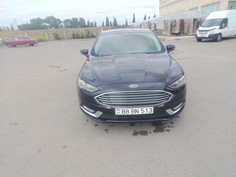 Ford Fusion (Mondeo) sedan - Kuzov: qara rəng, aerodinamik xəttlər — Digah
