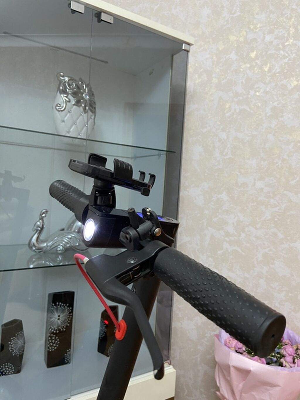 Toba ST-099telefon tutacagı,adaptır sumka su tutacagı üsdünde — Skuterlər, Bakı (3)