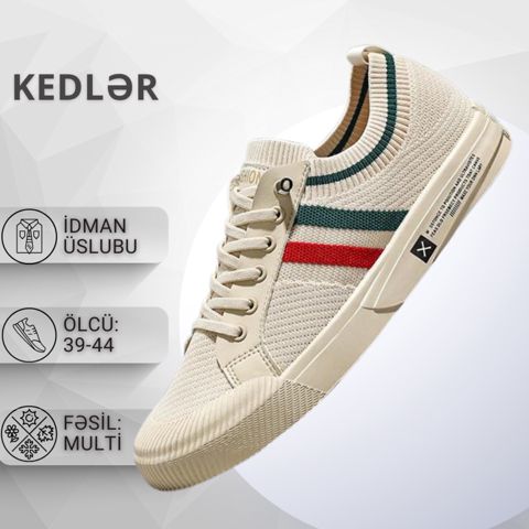 Kişilər üçün kedlər EB_1033, bej, tekstil, ölçü 42 — Bakı