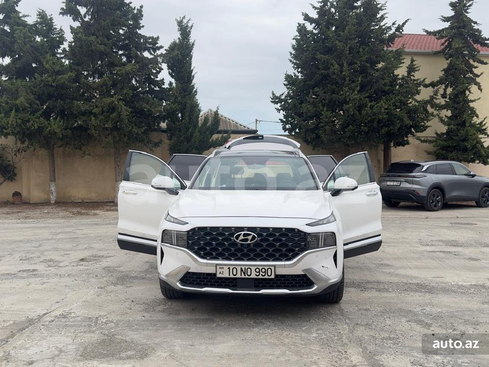 Hyundai Santa Fe, 2021 10-NO-990 — Avtomobillər, Bakı (5)