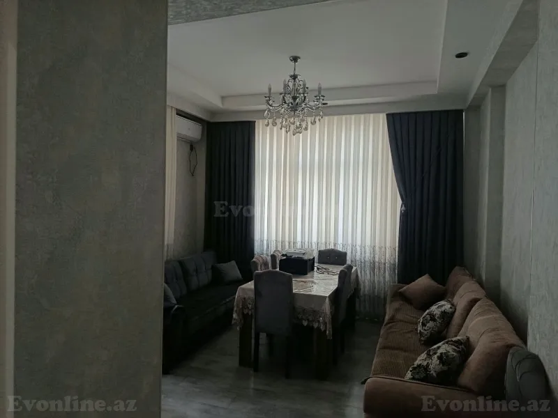 Satılır 2 otaqlı Mənzil Yeni tikili 77 m² Bakı, Nəsimi r., 1-ci mikrorayon — Mənzil, Bakı (5)
