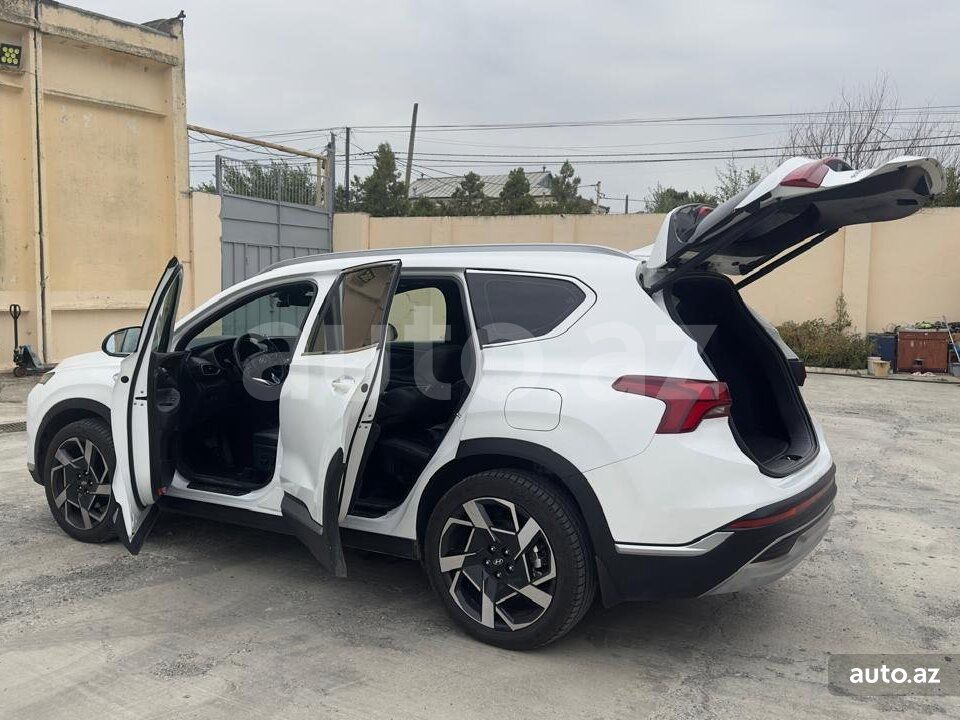 Hyundai Santa Fe, 2021 10-NO-990 — Avtomobillər, Bakı (6)