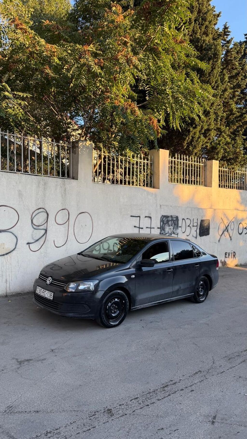 Volkswagen Polo sedan – şəhər və magistral üçün praktik və qənaətcil 90-RC-136 — Avtomobillər, Bakı (3)