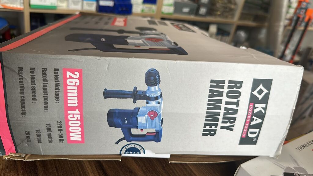 KAD Power Tools Rotary Hammer – 26 mm, 1500 W - Güc: 1500 W — Perforatorlar, Bakı (2)